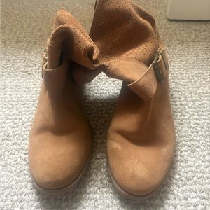 Tan Suede Ankle Boots